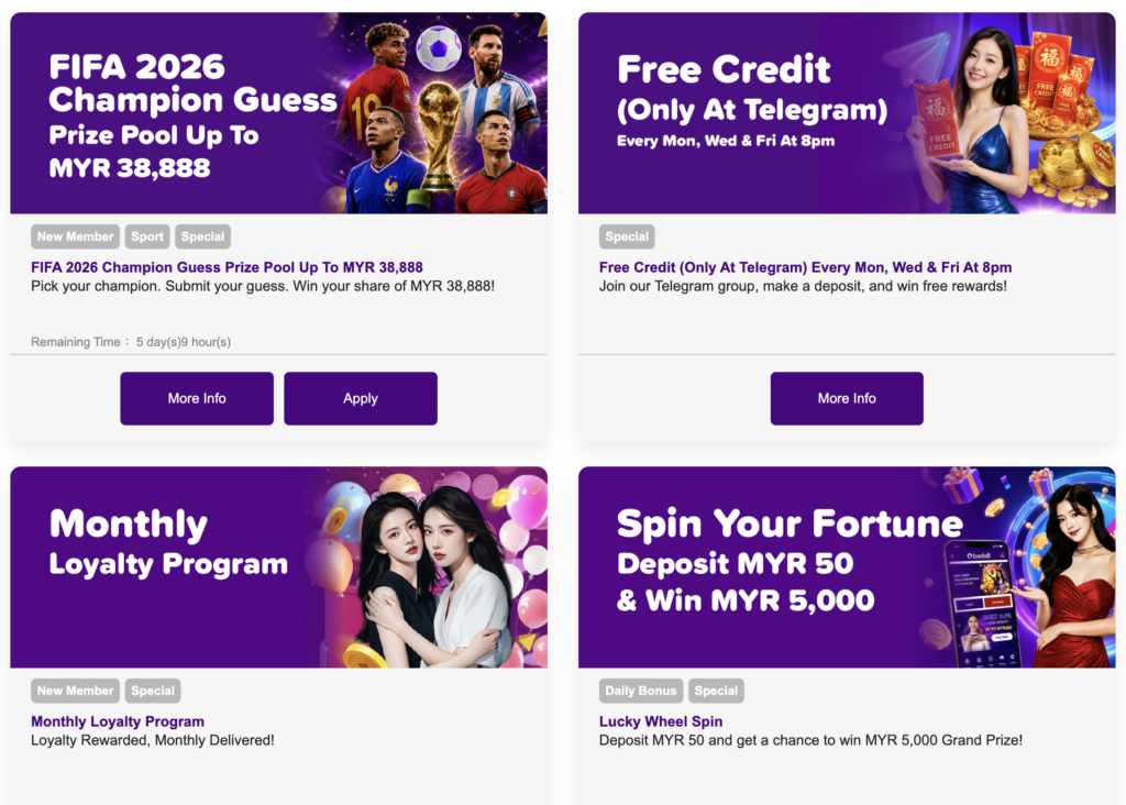 Boda8 promotion and bonus