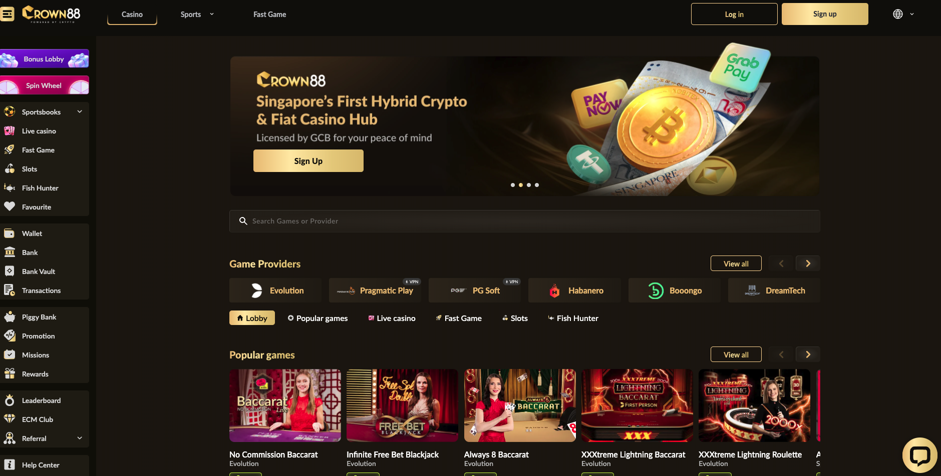 crown88 game lobby