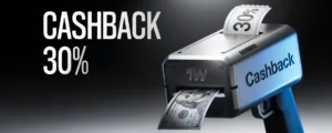 1win 30% cashback bonus