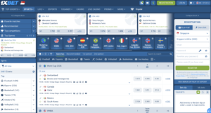 1xbet Sports betting