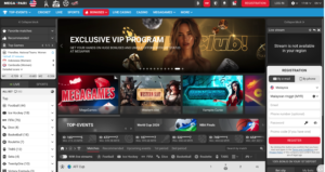 Megapari Homepage